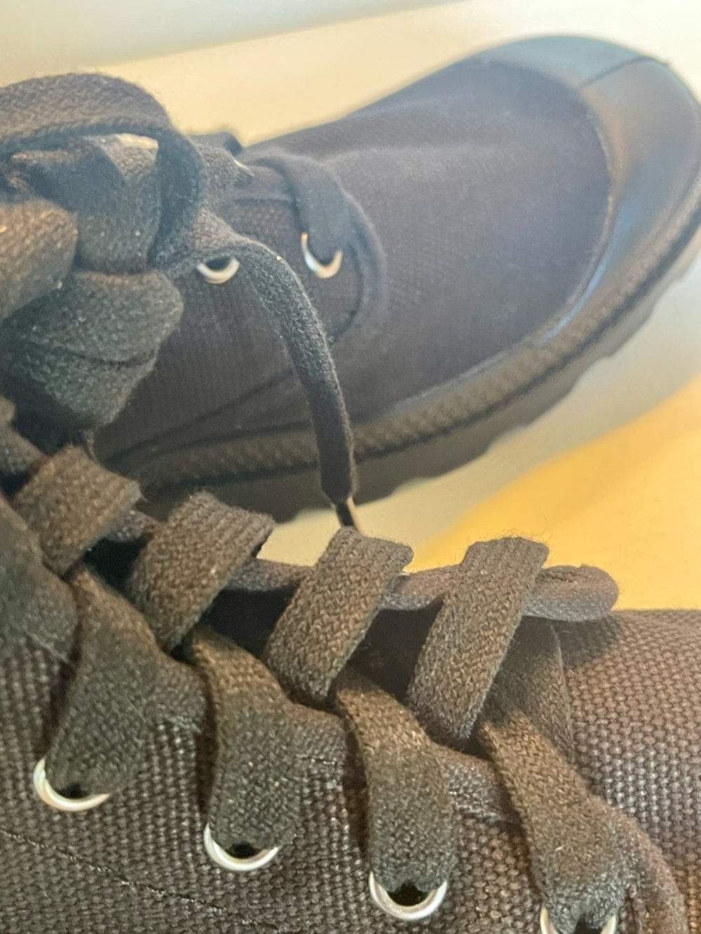 NEW PALLADIUM MENS CANVAS PAMPA HI BOOT BLACK SIZE 7.5 - Picture 11 of 15